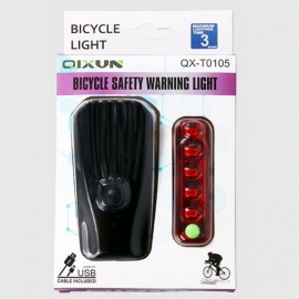 Lámpaszett  QX-T0505 800 lumen USB - BikeCentral
